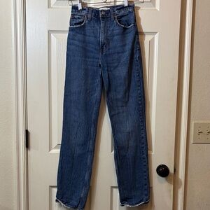 Abercrombie & Fitch Ultra High Rise Blue Jeans